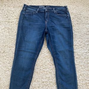 warehouse one mid rise skinny size 20